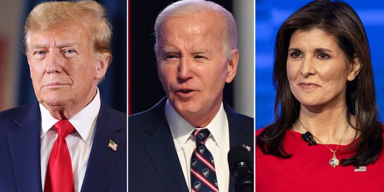Biden tied with Trump, Haley in potential November matchups but that changes if Trump is convicted: poll