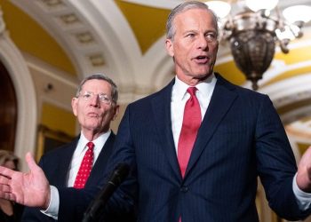 Schumer, Dems’ goal is to ‘tie people down’ so they can’t campaign, Thune says